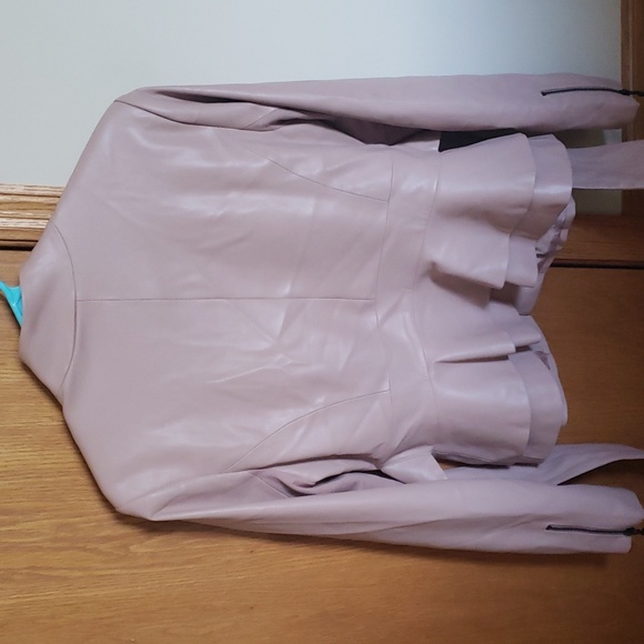 Pink Leather Jacket - Picture 2 of 2